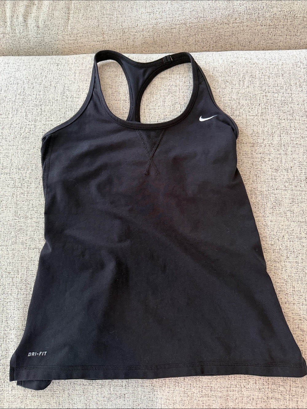 Nike Black Racerback Dri-FIT Tank Top